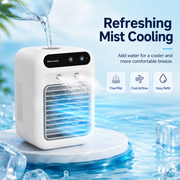 Portable USB Mini Air Cooler Fan, Desktop Mist Cooling Fan for Bedroom, Office and Dorm