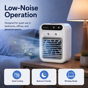 Portable USB Mini Air Cooler Fan, Desktop Mist Cooling Fan for Bedroom, Office and Dorm