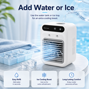Portable USB Mini Air Cooler Fan, Desktop Mist Cooling Fan for Bedroom, Office and Dorm