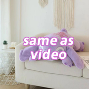 60-70cm Stuffed Animals Koala Toy Purple Pillow With Anime Sleep Kid Doll Girl Children Birthday Gift