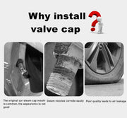 2024 New Luminous Tire Air Valve Cap Valve Core Cover