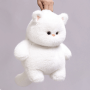 Fluffy Baby White Cat Doll Plush Toy