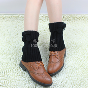 Winter Bowknot Knitting Leg Warmers Boot Cover Keep Warm Socks