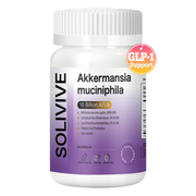 Solivive Akkermansia Muciniphila Probiotic – 10 Billion AFUs, GLP-1 Support, Gut Health Supplement, Vegan Capsules, Non-GMO, Gluten Free (60 Capsules)
