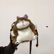 2023 New Plush Bag Cute Cartoon Cat Furry Bag