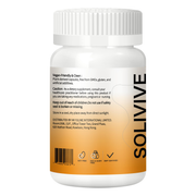 Solivive NAD+ Supplement 5-in-1 Formula – Resveratrol, CoQ10, Turmeric Curcumin & Niacin (B3) – Energy, Cellular Support & Anti-Aging – Non-GMO, Gluten-Free, Vegan Capsules – 60 Count