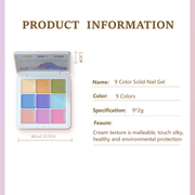 2024 New Nailart Solid Palette Nail Gel