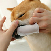 50 Pieces Dog and Cat Finger Wipes Pets Clean Teeth and Gums to Remove Tartar Fresh Breath