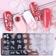 DIY Nail Printing Sticker Template Small Printing Plate