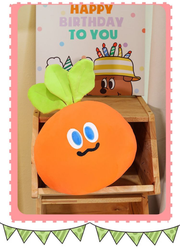 Mayday Carrot-Sized Plush Doll - Cute Decorative Figurine, Birthday Gift