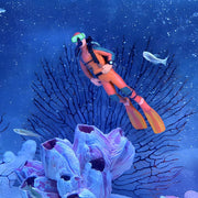 Fish Tank Landscaping Ornament Floating Diver