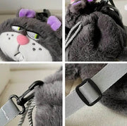 2023 New Plush Bag Cute Cartoon Cat Furry Bag