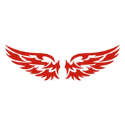 Car Stickers Angel Wings Pattern Outdoor Reflective Car Motorcycle Body Decals Window Scratch Stickers
