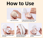 TikTok Loose Powder with Puff Mineral Waterproof Matte Setting Powder Finish Makeup Oil-control Professional Cosmetics for Women
