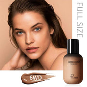 Dark Skin Liquid Foundation Cream For Face Concealer Matte Female Makeup Base Waterproof Long Lasting Facial Cosmetics
