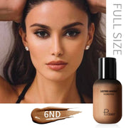 Dark Skin Liquid Foundation Cream For Face Concealer Matte Female Makeup Base Waterproof Long Lasting Facial Cosmetics