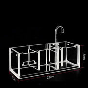 3-in-1 Transparent Acrylic Aquarium Filter Boxes External Hanging Water Purifier for Aquarium Fish Tank Box