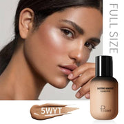 Dark Skin Liquid Foundation Cream For Face Concealer Matte Female Makeup Base Waterproof Long Lasting Facial Cosmetics