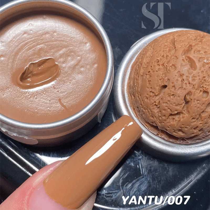 Strawberry Latte 26 Color Nail Polish Glue Solid Cans