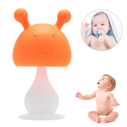 Silicone Baby Teether Teething Toys Mushroom Teether Infant Boys Girl BPA Free Chew Dental Care for Children Nursing Teeth Gift