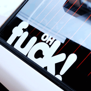 Reflective Turn Off Your High Beam Car Rear Glass Sticker