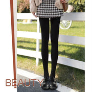 TikTok Warm Pantyhose Winter Onesize Plush Sock Pants Thermal Stockings