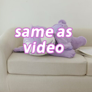 60-70cm Stuffed Animals Koala Toy Purple Pillow With Anime Sleep Kid Doll Girl Children Birthday Gift
