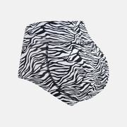 Hipster Leopard Women Panties Large Sizes High Waist Traceless Ice Silk Seamless Underwear