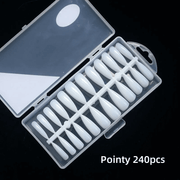 Milky White Traceless Lengthening Nail Patch Ultra-thin Manicure