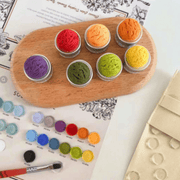 Macarone 26 Color Nail Polish Glue Solid Ice Cream Can