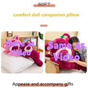 Cute Sleeping Face Lying Bear Cotton Plush Doll Girl Pillow Doll Pillow Cartoon Toy Gift