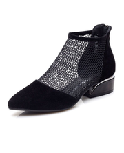 Shoes Women 2023 Hollow Mesh Single Shoe Versatile Breathable Tide Sandals Pointed Flat Large Size Shallow Shoes