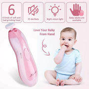 Safety Electric Baby Nail File Clippers Toes Fingernail Cutter Trimmer Manicure Tool Manicure Pedicure Care Tool Set For Kids
