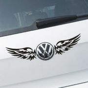 Car Stickers Angel Wings Pattern Outdoor Reflective Car Motorcycle Body Decals Window Scratch Stickers
