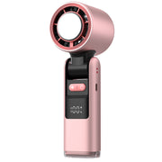 Handheld Turbo Fan – Portable 100-Speed Cooling with Ice-Cooling Plate, USB-C Rechargeable