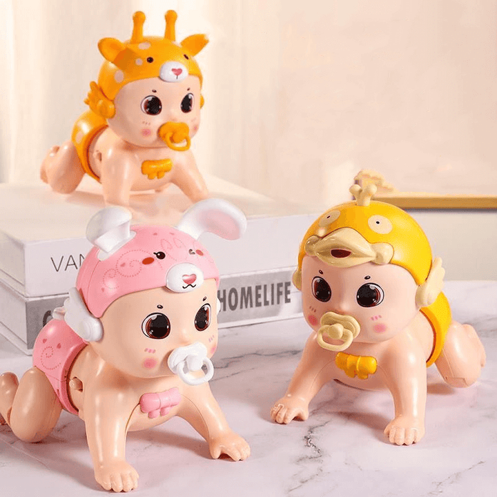 Baby Crawling Toy Guide Electric Bottle Crawling Kid Toys
