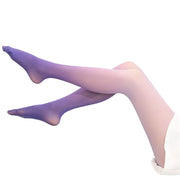 Women Tights Gradient Candy Colorful Pantyhose With Print Tights Female Stockings Pantys Winter Warm Tights Medias