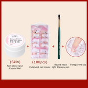 Non-stick Nail Extension Builder Gel UV Polish Glue Easy Extend