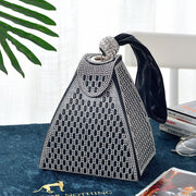 2024 Diamond Clutch Bag Ladies Luxury Party Evening Bag Fashion Triangle Wedding Bridal Bag