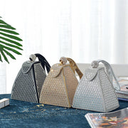 2024 Diamond Clutch Bag Ladies Luxury Party Evening Bag Fashion Triangle Wedding Bridal Bag