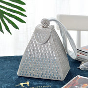 2024 Diamond Clutch Bag Ladies Luxury Party Evening Bag Fashion Triangle Wedding Bridal Bag