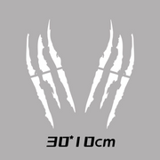 Auto Car Sticker Reflective Monster Claw Scratch Stripe Marks Headlight Decal