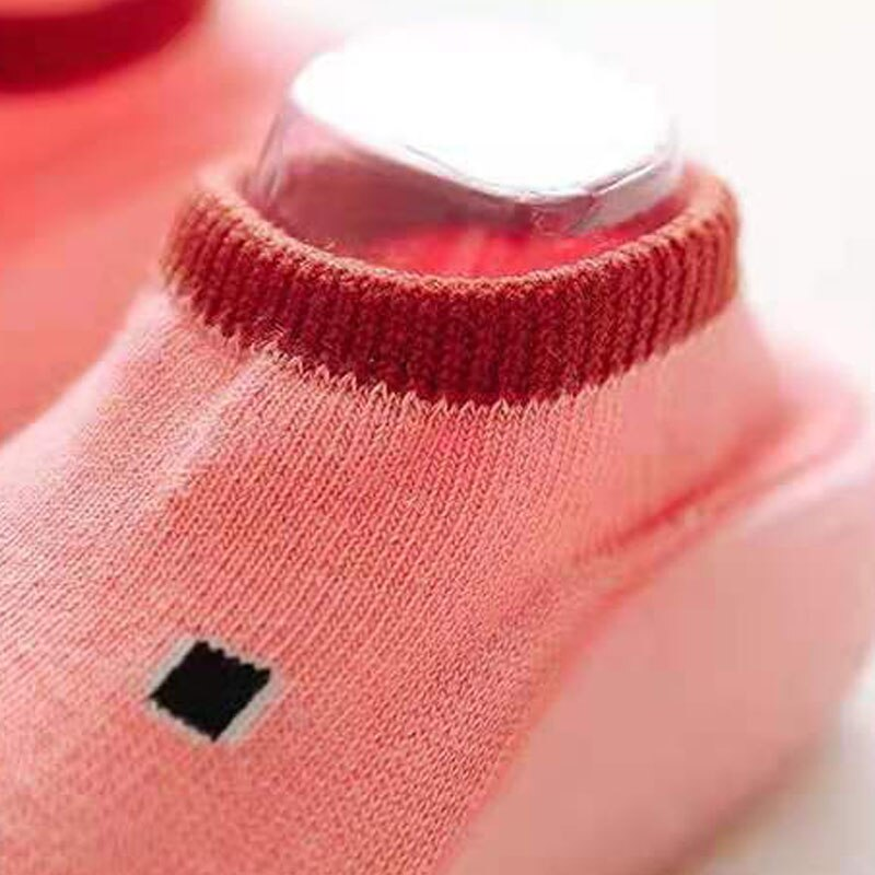 TikTok Baby Non-slip Socks Shoes Boys and Girls Cartoon Pattern Casual Shoes