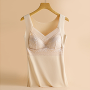 Thermal Lace Underwear Warm Plus Size Vest Top Lingerie Women Winter Inner Wear Thermal Shirt Undershirt Intimate