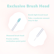 Glitter Liquid Eye Shadow Long Lasting Shimmer Pigmented Cosmetic For Professional Makeup Double-headed Eye Shadow