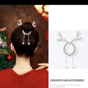 Fashion Alloy Hair Clips for Woman Girls  Metal Hairband Christmas Antlers Hairgrip Barrettes Hair Accessories
