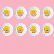 Car Logo Door Shock Stickers Silent Gasket With Trunk Sound Insulation Pad Shockproof Thickening Cushion Shock Absorbing Gasket
