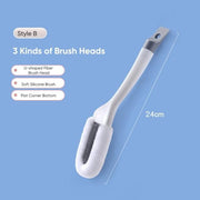 Multifunctional Long Handle Shoe Brush Cleaner