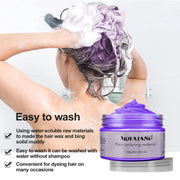 TikTok Color Hair Wax Dye Styling Hair Strong Gel Cream Hair Dye for Women Men 7777