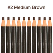 10pcs/set 5 Colors Available Eyebrow Pencil Shadows Cosmetics for Makeup Tint Waterproof Microblading Pen Eye Brow Natural Beauty